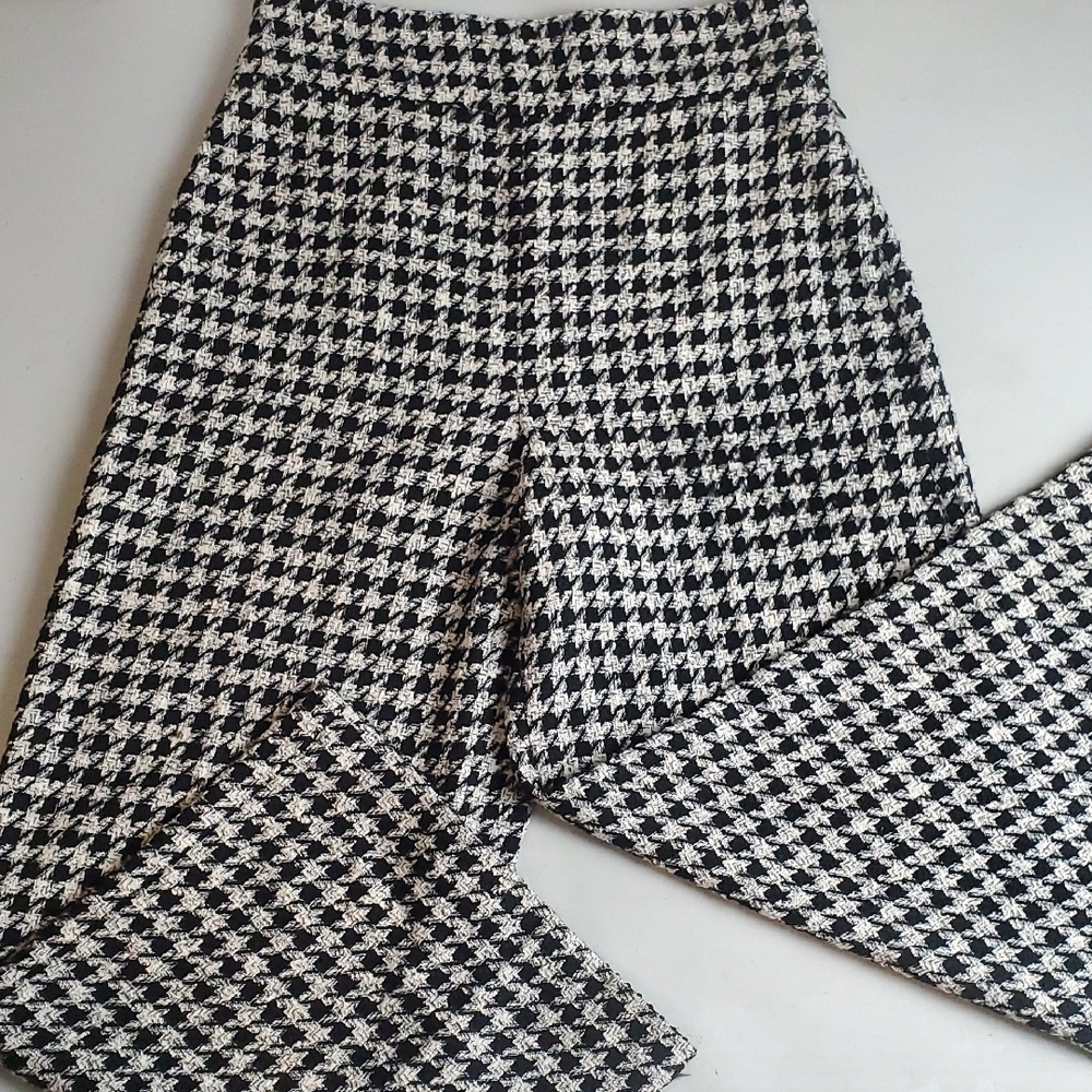 ZARA Houndstooth Pants